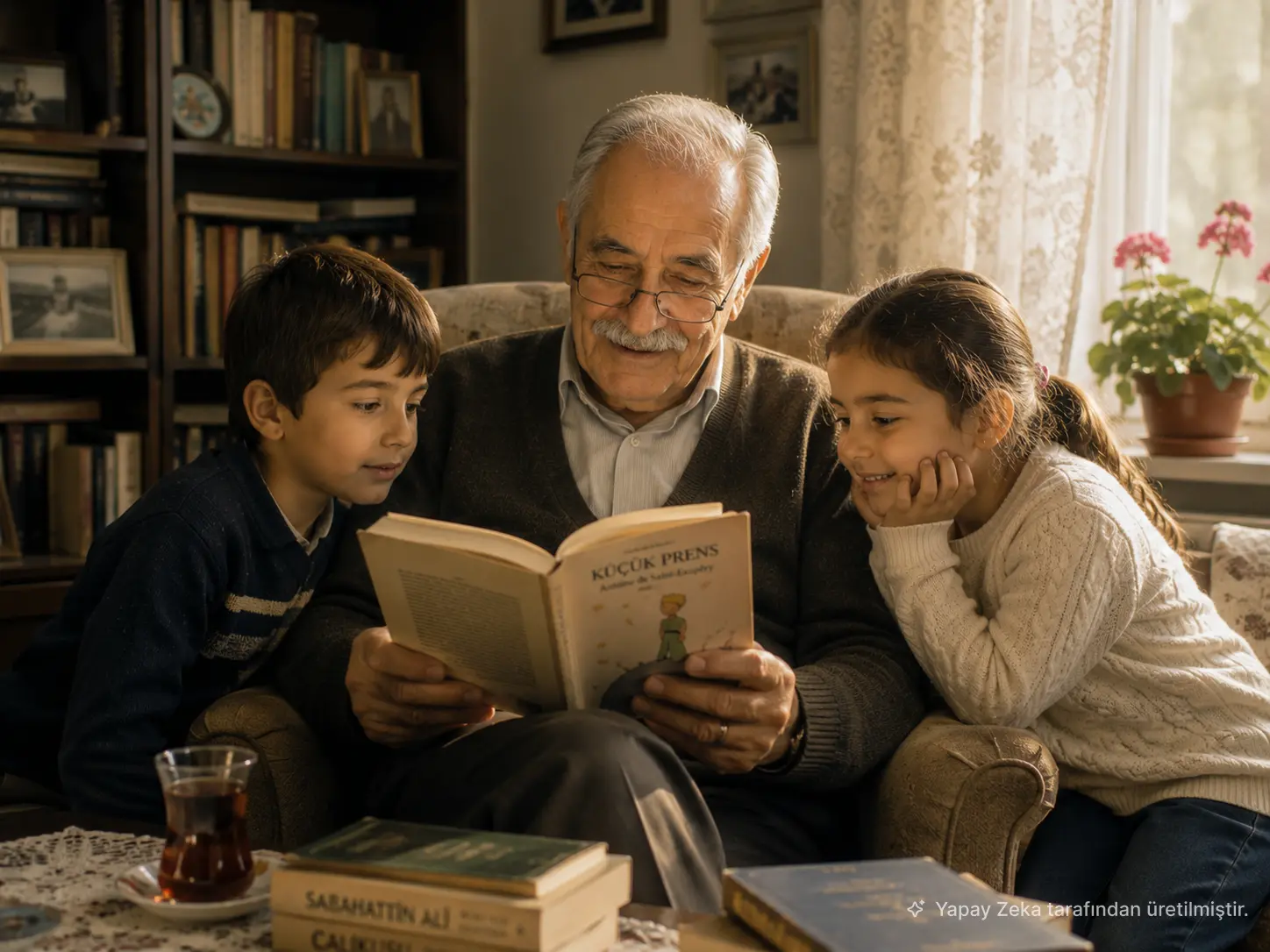 Örnek aile arşivi karesi (gerçek bir kişi değildir)